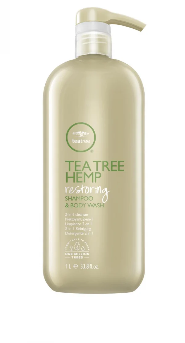 Tea Tree Hemp Shampoo and Body Wash 300ml